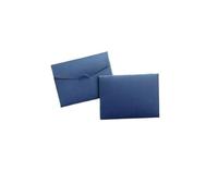 Custom Logo Mini Envelope Bank Credit Card Envelopes Mebership Sleeve Thickened Pearl Paper Gold Stamping(Blue,50pcs)