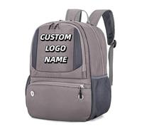Custom Logo Sports Basketball Bag Backpack Team Match Printed Logo Number Football Training Backpack Volleyball Storage Bag Color3,15 inches
