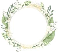 Custom Logo Stickers - Design Your Own Personalized Labels with Text, Image, & Photo - Waterproof, UV Protected, Fade & Heat Cold Resistant - Pack of 100 (Wreath 16, 51mm)