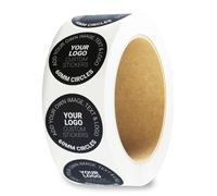 Custom Logo Stickers - Personalised Business Labels - Upload Your Own Design - FSC Paper or Polypropylene Options - UK Printed Brand Labels (Supplied On Rolls) (200, 60mm)