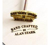 Custom Logo/Wood Branding Iron/Handcrafted Woodworking Stamp/Steak BBQ Branding Iron/Leather Branding (10 cm)
