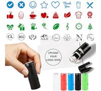 Custom Loyalty Card Stamp Self Inking Personalised 12mm/0.47inch Small Mini Logo Coffee Stamps Customised for Reward