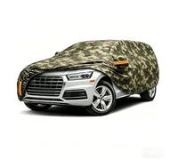 Custom Made All Weather Car Cover Compatible With Mazda 3 MPS 2006-2013, Waterproof UV Resistant Tarpaulin Fabric Outdoor Indoor Use With Driver Zipper Reflective Strips