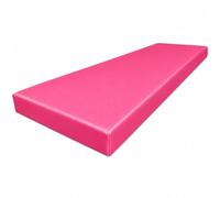 Custom Made Caravan Seat Cushion | Camper Van, Motorhome, Boat & Window Seat Cushion | High Density Foam | Removable Washable Zip Cover | UK Made, Pink, 25cm x 190cm x 10 cm(Zip Cover + Foam)
