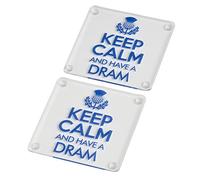 Custom Made Coasters, Personalised with Chosen Photo, Text, Image, Square 10cm / 3.9 Inches Acrylic UV Printed Finish, 3mm Thick, 2mm Feet, Quantity:2 Pieces
