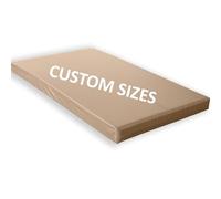 Custom Made Crash Mats Bespoke Gym Mats for Landing, Tumbling, Falling, Crashing Yoga Exercise Beige, 7cm Thick