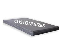 Custom Made Crash Mats Bespoke Gym Mats for Landing, Tumbling, Falling, Crashing Yoga Exercise Light Grey, 10cm Thick