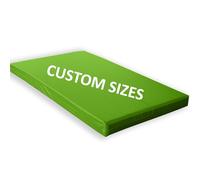 Custom Made Crash Mats Bespoke Gym Mats for Landing, Tumbling, Falling, Crashing Yoga Exercise Lime Green, 10cm Thick