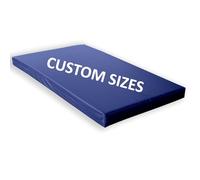 Custom Made Crash Mats Bespoke Gym Mats for Landing, Tumbling, Falling, Crashing Yoga Exercise Navy Blue, 5cm Thick