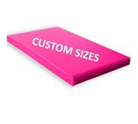 Custom Made Crash Mats Bespoke Gym Mats for Landing, Tumbling, Falling, Crashing Yoga Exercise Pink, 4cm Thick