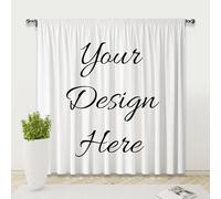 Custom Made Curtains For Windows Any Size, Personalized Blackout Drapes, Add Photos Text Customize Thermal Insulated Noise Window Treatments For Living Room Bedroom Office Decor 1 Panel/ 1 Pairs
