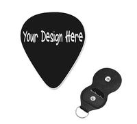 Custom Made Guitar Pick Your Image Text Here For Bass, Electric, Acoustic Guitars 0.027inch/0.71mm