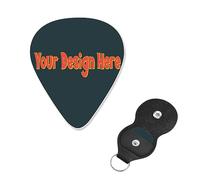 Custom Made Guitar Pick Your Image Text Here For Bass, Electric, Acoustic Guitars 0.038inch/0.96mm