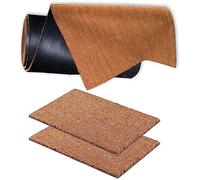 Custom-Made Non-Slip Coconut Mat - Antibacterial Door Mats - Indoor and Outdoor Covered Areas - Sustainable Natural Fibres - 100% Coconut (33 x 60 cm)