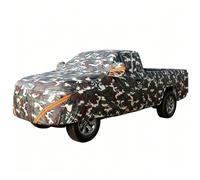 Custom-Made Pickup Truck Cover Fit Compatible With Chevy Silverado EV 2024-2025, Waterproof Rainproof Breathable Protective Car Cover Snowproof All-Season