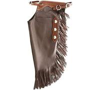 Custom Made Suede Leather Western Chinks/Chaps Soft Quality Leather Floral Handmade Tooled Bull Trail Riding (XX-Large)