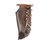 Custom Made Suede Leather Western Chinks/Chaps Soft Quality Leather Floral Handmade Tooled Bull Trail Riding (Large)