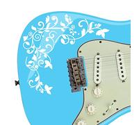 Custom Made Vine of Life Decal Sticker Fits Guitars & Basses. Colour Options Available. (White)