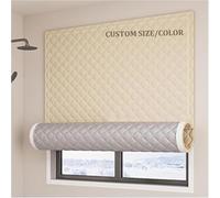 Custom-Made Winter Thermal Insulation Curtains,Thermal Film Window Covering Against the Cold,Windproof Thickened Cotton Thermal Curtain,For Bedrooms,No Drilling Required