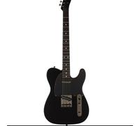Custom Magic Matte Black Color Tele Electric Guitar, Solid Body,Rosewood Fretboard, PickGuard With Red Line