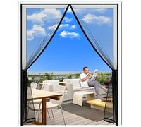 Custom Magnetic Mosquito Net for Doors 200cm Wide x 240cm High Large Insect Screen Curtain Automatic Closing Fly Net for Outdoor Gazebo Strong & Invisible Protection