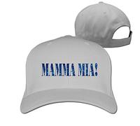 Custom Mamma Mia! Adjustable Hunting Peak Hat & Cap Ash