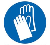 Custom Mandatory: Wear protective gloves Sign - 200x200mm - S20