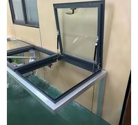 Custom Manual Skylight for Sunroom Roof Aluminum DoubleGlazed Skylights Tempered s 23"x23" Daylighting Roof for Home and Basement