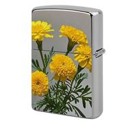 Custom Marigold Lighter Case Personalized Metal Lighter Cover Holder Reusable Shockproof Protective Lighters Without Insert Gift for Men Women Dad Husband