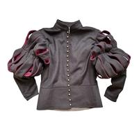 Custom Medieval Renaissance Landsknecht Garb Jacket - Slashing & Puffing Tunic Top - Historical Costume for Men (Various Sizes/Tailored)