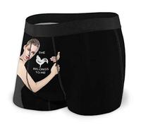 Custom Men's Boxer Briefs This Cock Belongs to Me Boxers for Men Personalized Funny Wife Face(Black Medium)