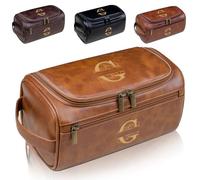 Custom Men's Toiletry Bag, Waterproof Travel Organizer, Foldable Makeup Bag, Personalised Shaving Dopp Kit, Grooming Storage, Travel Essentials, Best Gifts for Husband Dad