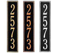 Custom Metal Address Plaque, Number Signs for House Wall, Street Name Sign, Modern House Numbers for Apartment, Office, Mailbox