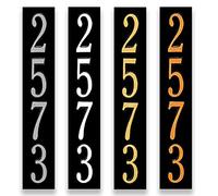 Custom Metal Address Plaque, Number Signs for House Wall, Street Name Sign, Modern House Numbers for Apartment, Office, Mailbox