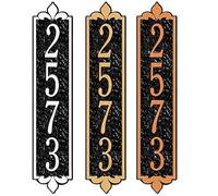 Custom Metal Address Plaque, Number Signs for House Wall, Street Name Sign, Modern House Numbers for Apartment, Office, Mailbox