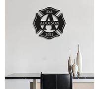 Custom Metal Family Last Name Sign Wooden Wedding Gift Initial Split Letter Laser Cut First Names Est Year Established Date Personalised Monogram Home Decor Front Door Hanger Wreath Housewarming Gift