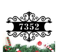 Custom Metal House Numbers,Personalized Modern Address Numbers,Personalized Metal Signs For Home,Metal Wall Art,Western House Decor,Patio Accessories And Decor Outdoor,Housewarming Gifts