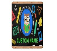 Custom Metal Sign Custom Signs Make Your Own Sign Add Text Logo Image Customize For Office Road Signs Garden, Hazard Outdoor Use 12"x8" (Color09, 12"x8")