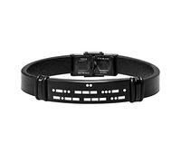 CUSTOM Morse Code Men Bracelet Secret Code Bracelet Secret Message Engrave Bracelet for Boyfriend Brother Father Husband Godfather Hidden Message Bracelet (Style one)