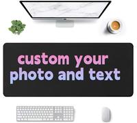 Custom Mouse Pad with Photo - Versatile Use Extended Mat, Personalized Image & Text, Non-Slip, Water-Resistant for Gaming & Office XXL Mouse Pad (70x30cm(28x12inch))