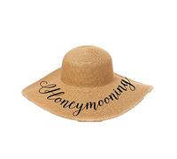 Custom Mrs Hat Sequin Sun Hat Beach Floppy hat Bride to be Just Married Honeymoon Hat Khaki
