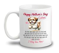 Custom Mug Happy Mothers Day to The One Who Feed Me Coffee Cups,Multicoloured,with Handle,Tea Mugs for Women Office Home 330Ml