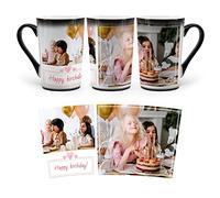 Custom Mug, Personalized Color Changing Mugs, w/2 Images Collage, Magic Coffee Mug with Photo, Picture, Name, Text, Gifts for Him, Her, Customized Tea Cup for Boyfriend, Girlfriend