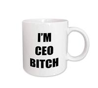 Custom Mug with Handle Ceramic Cup 330Ml, I'm CEO Bitch Coffee Mugs Novelty for Men Office Home