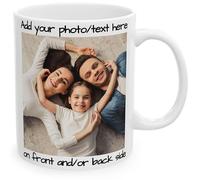 Custom Mug with Photo, Image, Pet Image, Text or Company Logo - Choice of 325ml or 425ml - Ideal for Gifts for Family and Friends Including Birthdays, Anniversaries and Christmas
