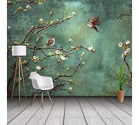 Custom Murals Wall Cloth Hand Painted Oil Painting Flower Bird Photo Wallpapers Study Restaurant Backdrop Wall Covering Fresco 250Cm(W)×175Cm(H)