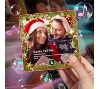 Custom Music Album Fridge Magnet with Photo Personalized Music Refrigerator Magnet with Built-in Music Code Player, Spotify Song & Album Cover Unique Home Decoration Gift for Music Lovers