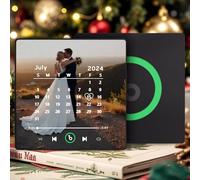 Custom Music Fridge Magnet Personalised Spotify Plaque Magnet That Can Play Songs Customized Photo Album Refrigerator Magnets Gifts for Thanksgiving Christmas for Music Lovers Couples Mom and Dad