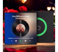 Custom Music Fridge Magnet Personalised Spotify Plaque Magnet That Can Play Songs Customized Photo Album Refrigerator Magnets Gifts for Thanksgiving Christmas for Music Lovers Couples Mom and Dad