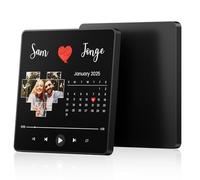 Custom Music Fridge Magnets Spotify Plaque, Christmas Valentine's Anniversary Birthday Gifts for Boyfriend Couples Girlfriend Wife Her Him, Personalized Music Refrigerator Magnets with Picture